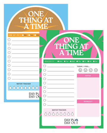 One Thing at a Time Notepad