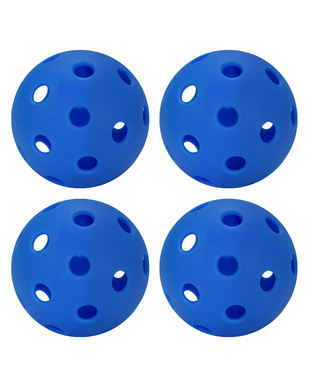 Indoor Pickleballs - Pack of 4