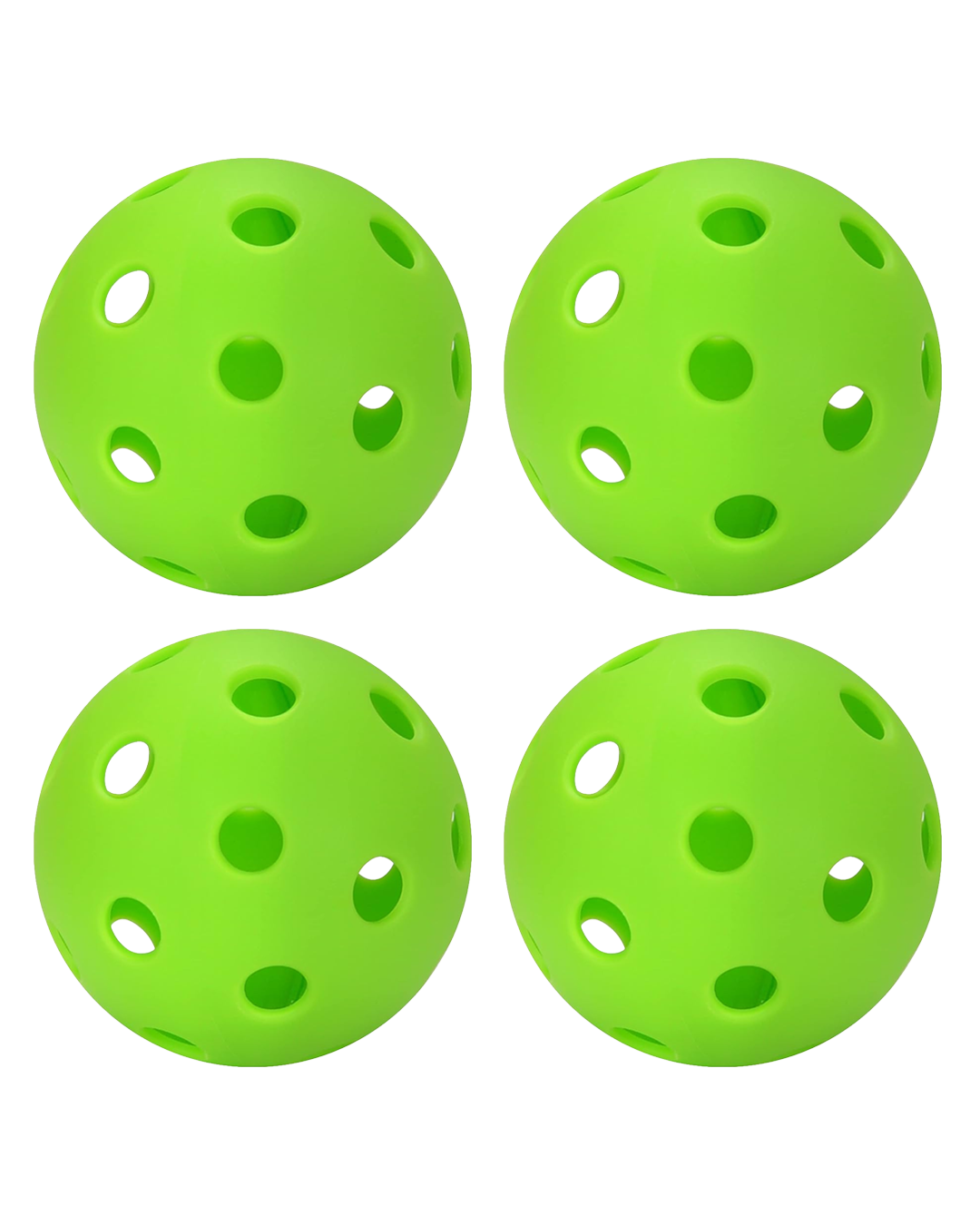 Indoor Pickleballs - Pack of 4