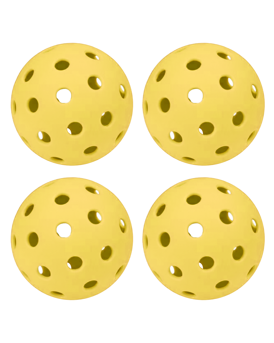 Outdoor Pickleballs - Pack of 4